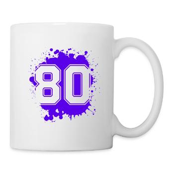 80 Nombre d’objets blob - Mug blanc - blanc - Droite
