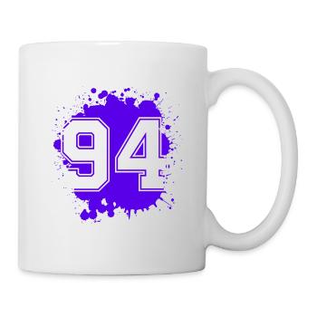 94 Nombre d’objets blob - Mug blanc - blanc - Droite