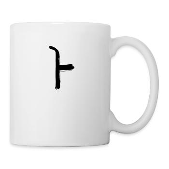Korean letter A - Mug - white - Right