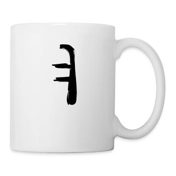 Lettre coréenne Yeo - Mug blanc - blanc - Droite