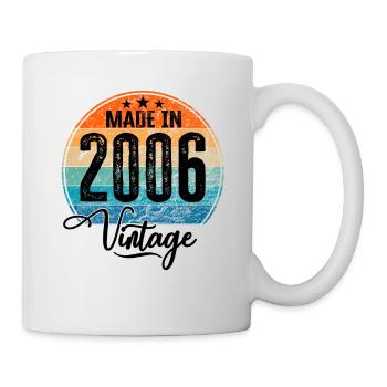 Vintage Made in 2006 Year of Birth 2006 Birthday - Mug - white - Right