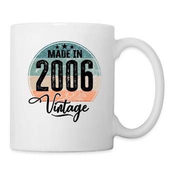 Vintage Made in 2006 Year of Birth 2006 Birthday - Mug - white - Right