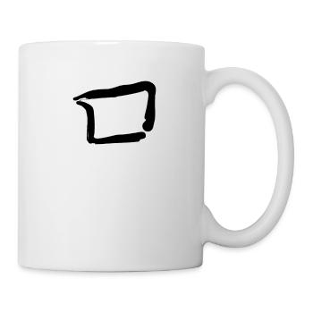 Lettre coréenne M - Mug blanc - blanc - Droite