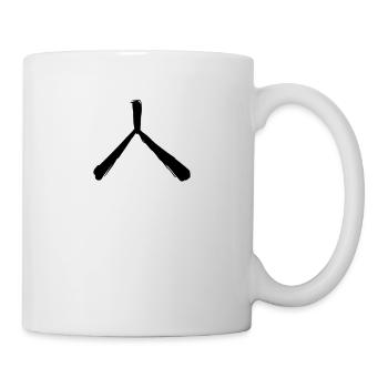 Lettre coréenne S - Mug blanc - blanc - Droite