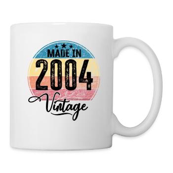 Vintage Fabriqué en 2004 Année de naissance 2004 Anniversaire - Mug blanc - blanc - Droite