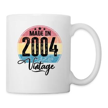 Vintage Fabriqué en 2004 Année de naissance 2004 Anniversaire - Mug blanc - blanc - Droite