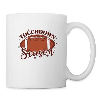 Touchdown Season American Football USA - Tasse - Weiß - Rechts
