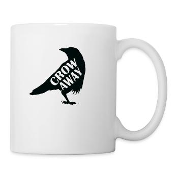 Crow away Crow Raven Bird Environment and Nature - Mug - white - Right