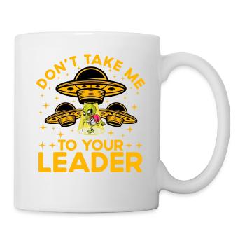 Ne m’emmène pas chez votre chef - Mug blanc - blanc - Droite