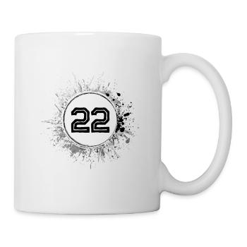 22 Nombre d’objets blob - Mug blanc - blanc - Droite