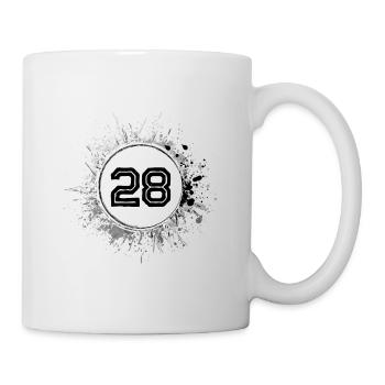 28 Nombre d’objets blob - Mug blanc - blanc - Droite