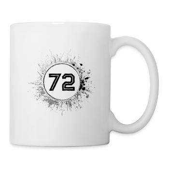 72 Nombre d’objets blob - Mug blanc - blanc - Droite