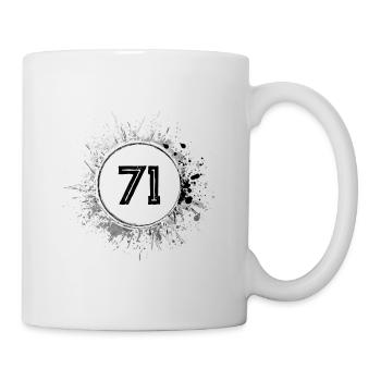 71 Nombre d’objets blob - Mug blanc - blanc - Droite