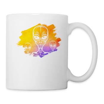 Aliens - Tasse - Weiß - Rechts
