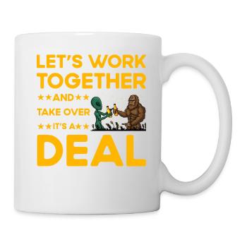 Alien Funny Quote - Tasse - Weiß - Rechts