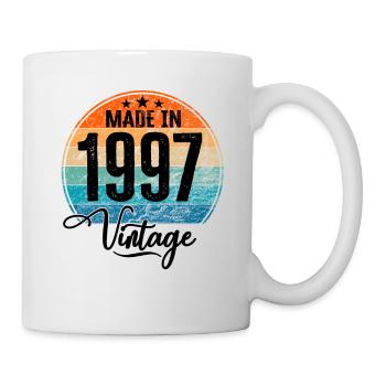 Vintage Made in 1997 Year of Birth 1997 Birthday - Mug - white - Right