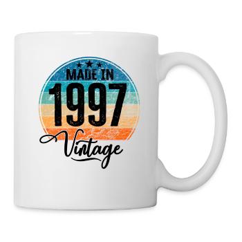Vintage Made in 1997 Year of Birth 1997 Birthday - Mug - white - Right