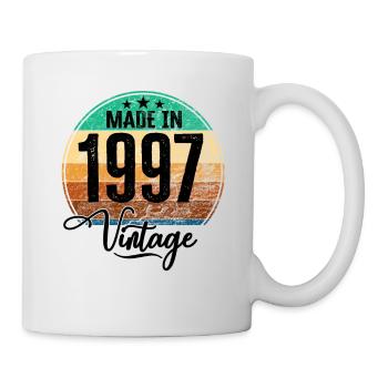Vintage Made in 1997 Year of Birth 1997 Birthday - Mug - white - Right