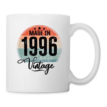 Vintage Made in 1996 Year of Birth 1996 Birthday - Mug - white - Right