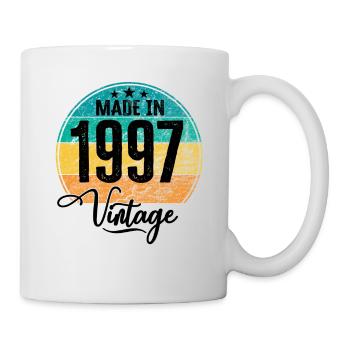 Vintage Made in 1997 Year of Birth 1997 Birthday - Mug - white - Right