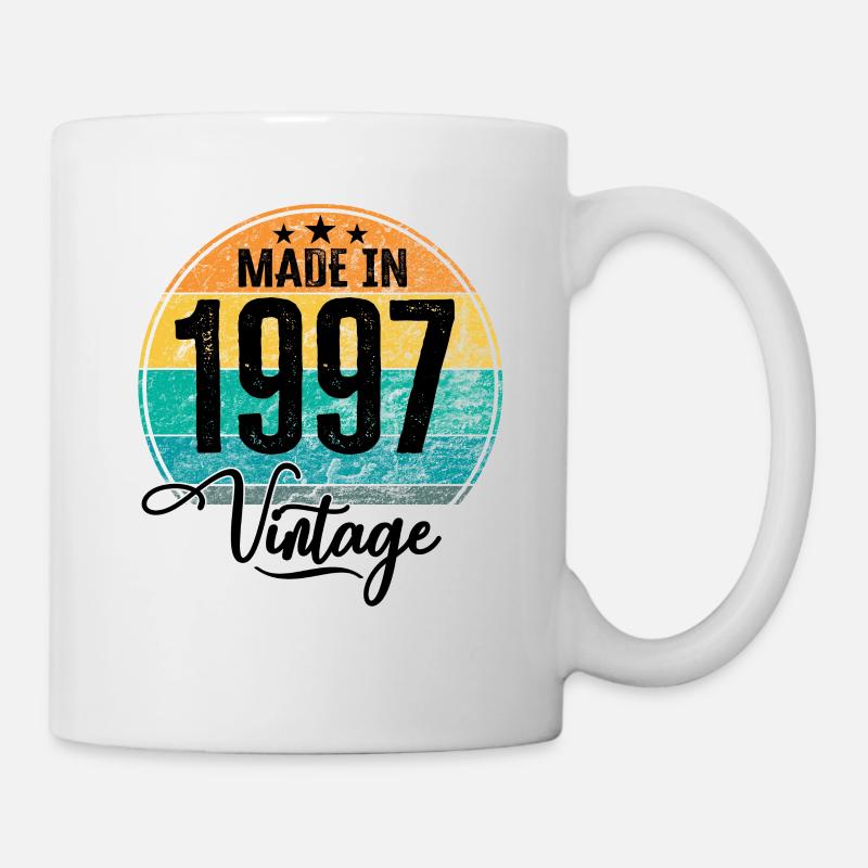 Millésime Fabriqué en 1997 Année de naissance 1997 Anniversaire - Mug blanc - blanc