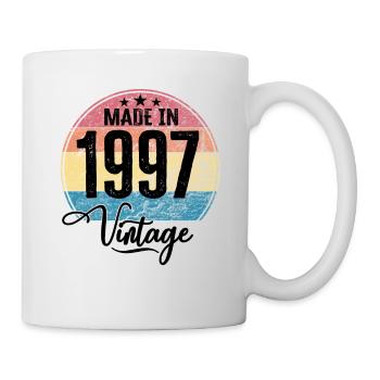 Vintage Made in 1997 Year of Birth 1997 Birthday - Mug - white - Right