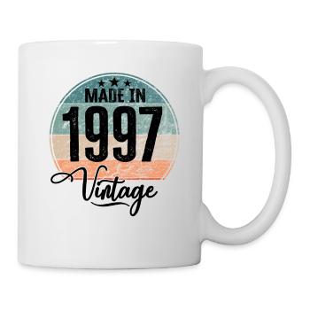 Vintage Made in 1997 Year of Birth 1997 Birthday - Mug - white - Right