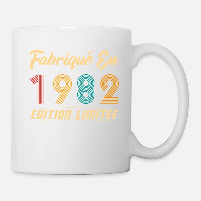 Fabriqué en 1982 Cadeau D’anniversaire - Mug blanc - blanc
