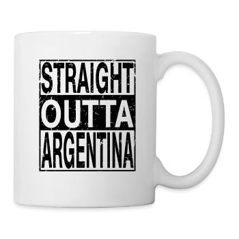 Argentina Straight outta Argentina - Mug - white - Right