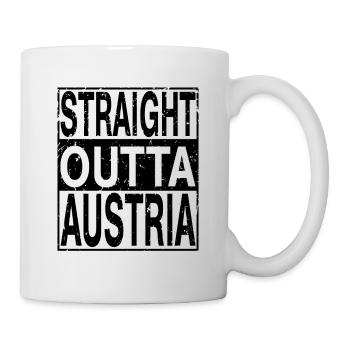 Austria Straight outta Austria - Mug - white - Right