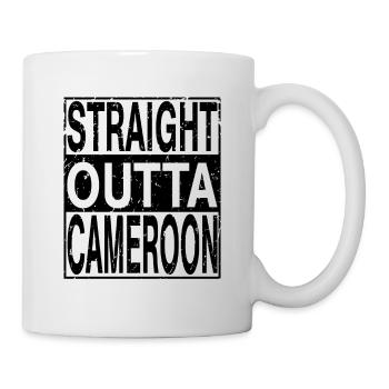 Cameroun Tout droit sorti du Cameroun - Mug blanc - blanc - Droite