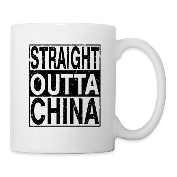 Chine Tout droit sorti de la Chine - Mug blanc - blanc - Droite