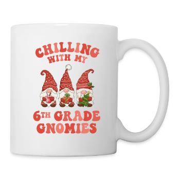 6. Klasse Lehrer Weihnachten chillen mit meinem - Tasse - Weiß - Rechts