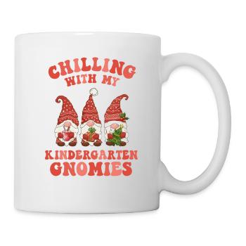 Chillen mit Kindergärtnerin - Tasse - Weiß - Rechts