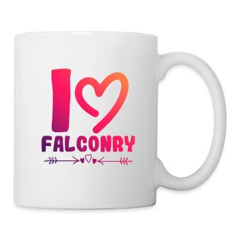 J’adore la fauconnerie - Mug blanc - blanc - Droite