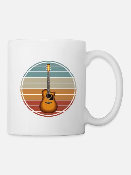 Guitariste Idée Cadeau Pour Le Musicien Guitare - Mug blanc - blanc
