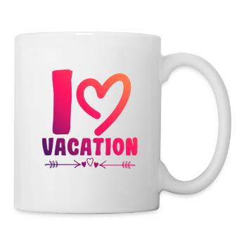 I love holidays - Mug - white - Right