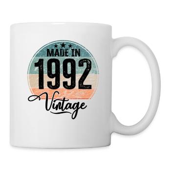 Vintage Made in 1992 Year of birth 1992 Birthday - Mug - white - Right