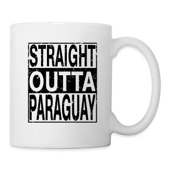 Paraguay Straight outta Paraguay - Tasse - Weiß - Rechts