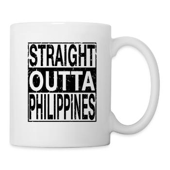 Philippines Straight outta Philippines - Mug - white - Right
