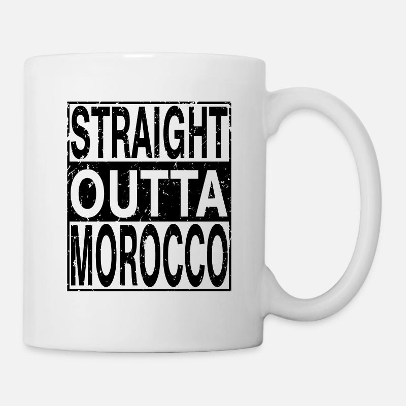 Marokko Straight outta Marokko - Tasse - Weiß