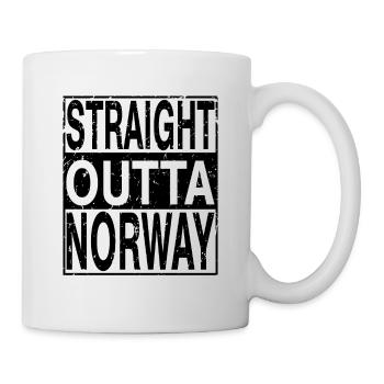 Norvège Tout droit sorti de Norvège - Mug blanc - blanc - Droite