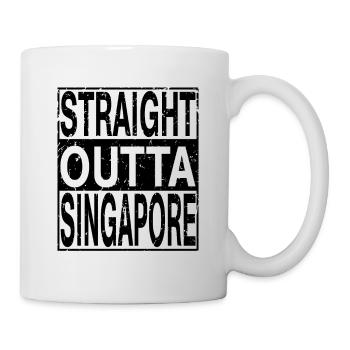 Singapore Straight outta Singapore - Mug - white - Right