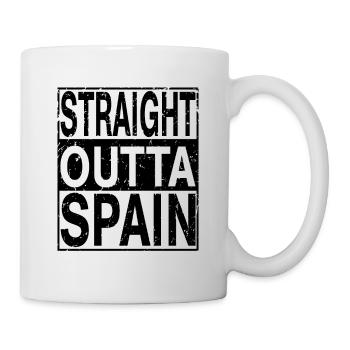Spain Straight outta Spain - Mug - white - Right