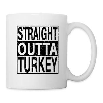 Turquie Straight outta Turquie - Mug blanc - blanc - Droite
