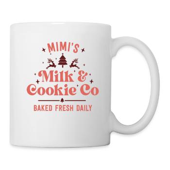 Mimi Oma Lebkuchenplätzchen Familie Weihnachten - Tasse - Weiß - Rechts