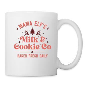 Mama Lebkuchen Cookie Family Christmas Baking - Tasse - Weiß - Rechts