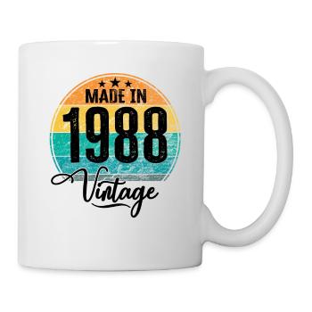 Millésime Fabriqué en 1988 Année de naissance 1988 Anniversaire - Mug blanc - blanc - Droite