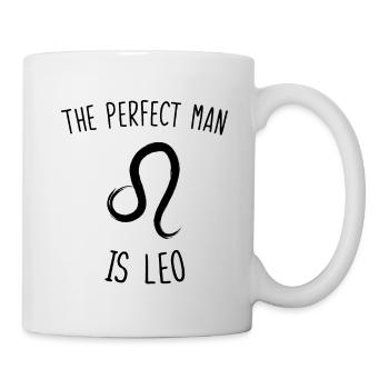 The perfect man is leo - Mug blanc - blanc - Droite
