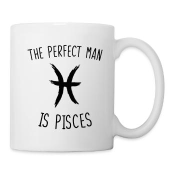 The perfect man is pisces - Mug blanc - blanc - Droite